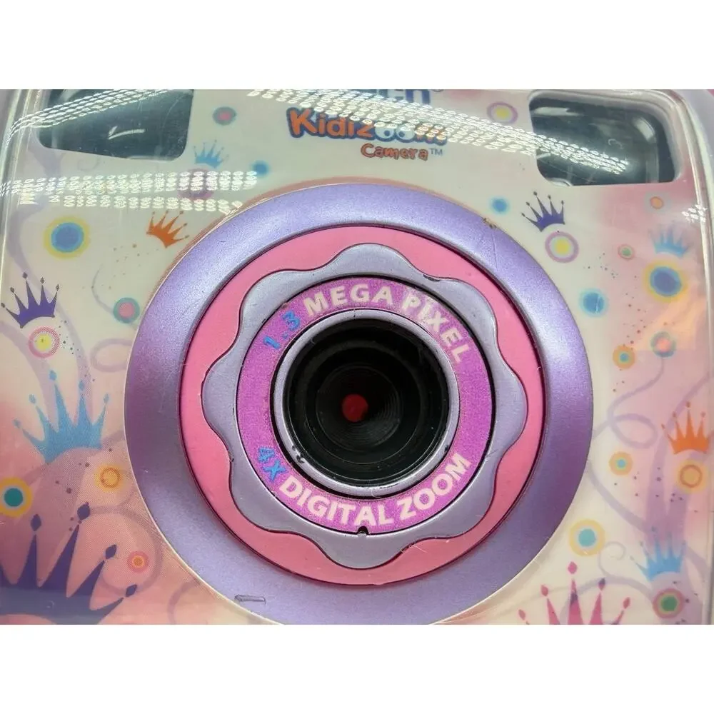 VTech KidiZoom Camera Pink Kids Digital Camera 1.3MP Tested No Batteries w/ Box